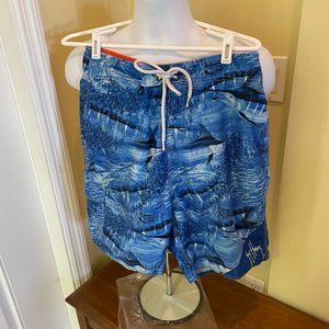 Guy Harvey Camo Board Shorts Swim Trunks 28x8